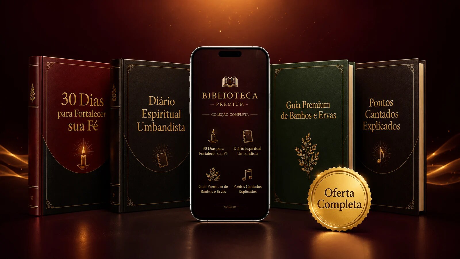 Coleção completa da Biblioteca Umbandista Premium